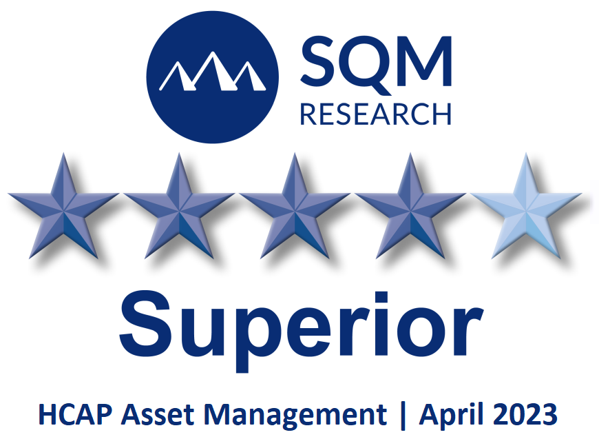 HCAP Rated 4 Stars Superior: SQM Research – Apr 2023